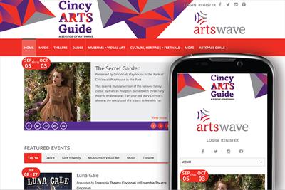 cincy arts guide screen shots