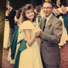 Alecia and father