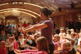 Cute kids dancing