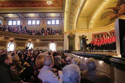 Music Hall audience